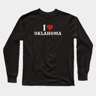 I Love Oklahoma Long Sleeve T-Shirt